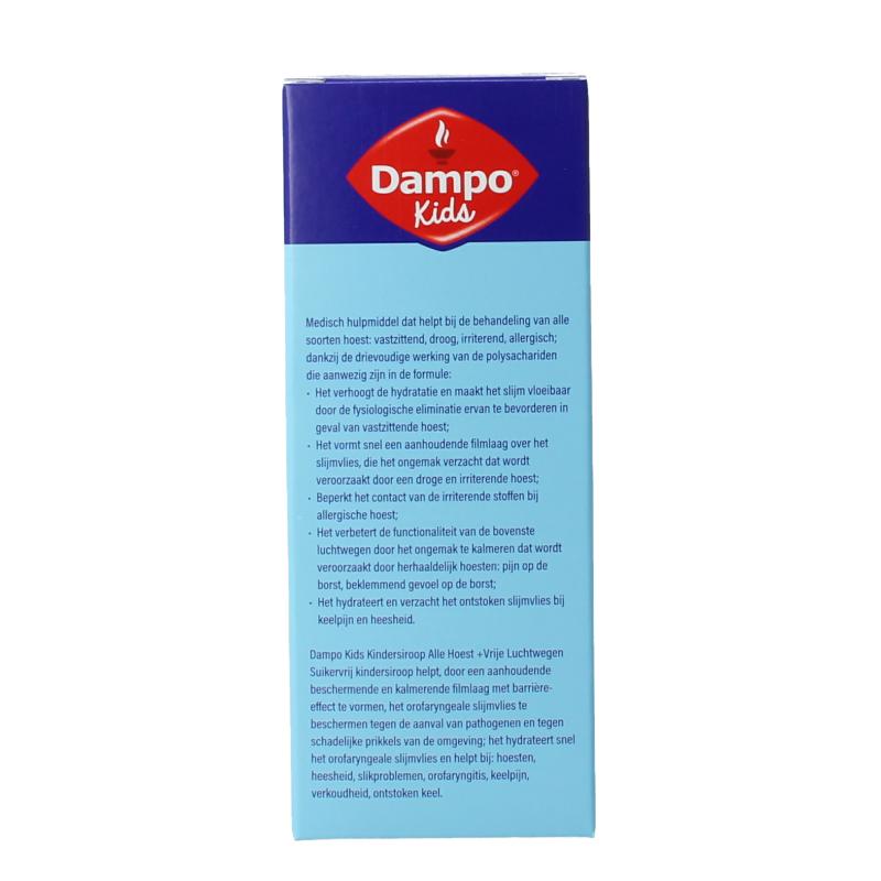 Dampo Kindersiroop alle hoest suikervrij 120 Milliliter