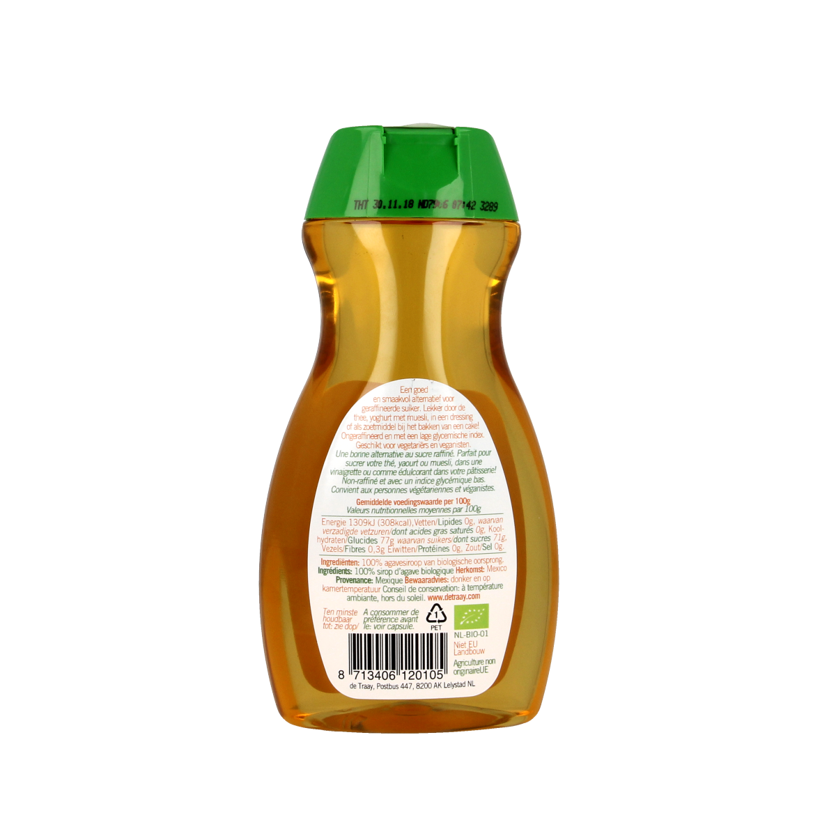 de Traay Agavesiroop licht & mild bio 350.00 Gram
