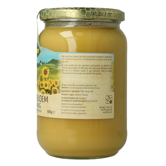 de Traay Zonnebloem honing 900.00 Gram