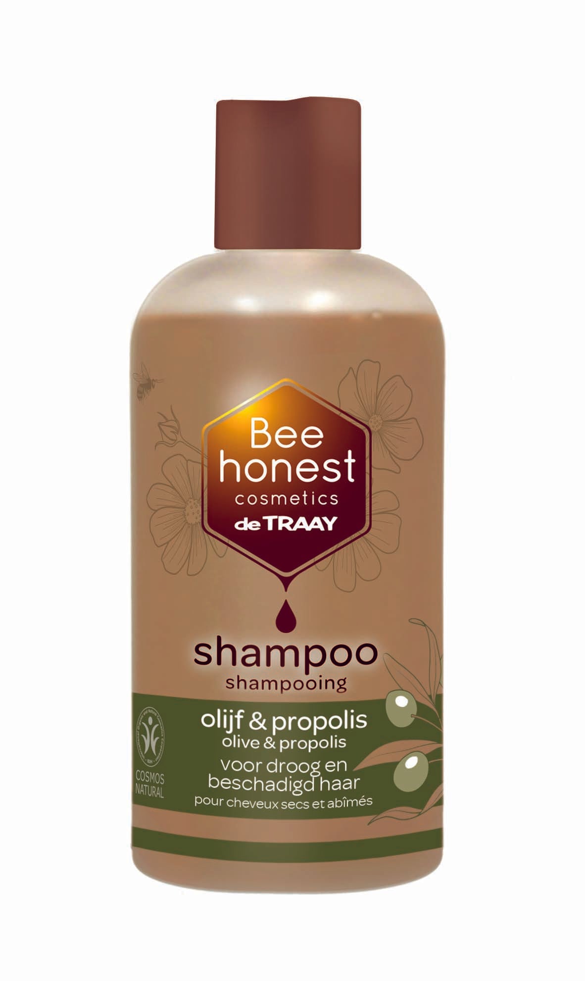 Traay Bee Honest Shampoo olijf & propolis 250 Milliliter