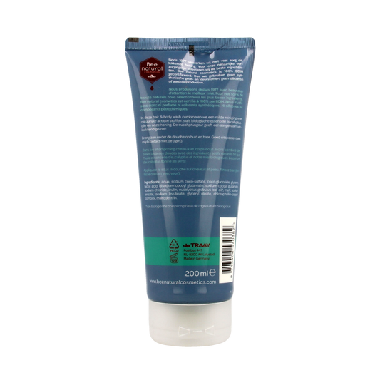 Traay Bee Honest Hair & body wash men eucalyptus 200.00 Milliliter
