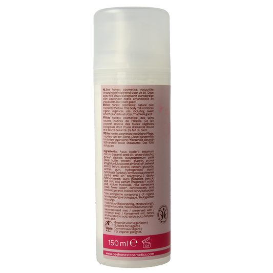 Traay Bee Honest Bodymilk rozen 150.00 Milliliter