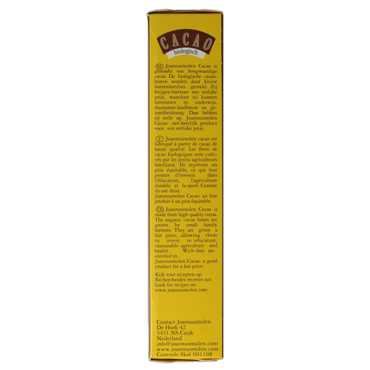 Joannusmolen Cacao bio 200.00 Gram