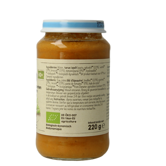 Biobim Speltpasta groente 10+ maanden demeter bio 220 Gram