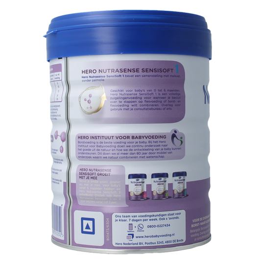 Hero Nutrasense SensiSoft 1 (0-6 mnd) 800 Gram