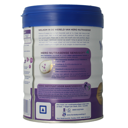 Hero Nutrasense peutermelk 4 (1+jr) 700 Gram