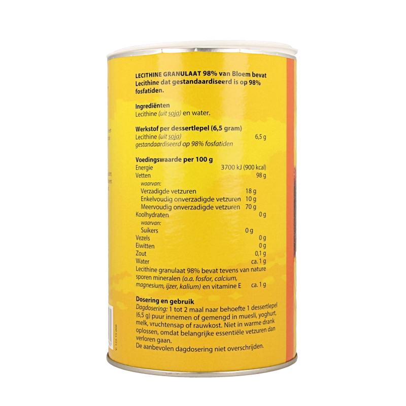 Bloem Lecithine granulaat 98% 400 Gram