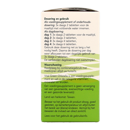 Bloem Chlorella vital green 600.00 Tabletten