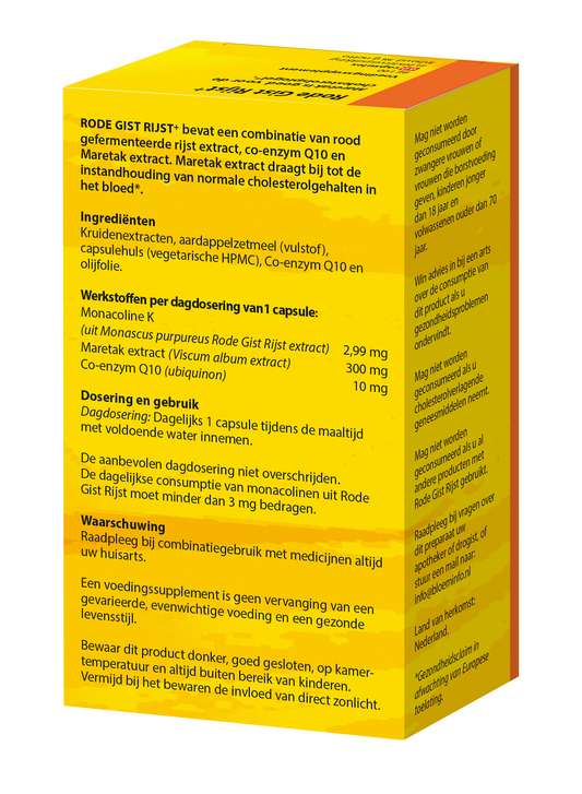 Bloem Rode gist rijst + 60.00 Capsules