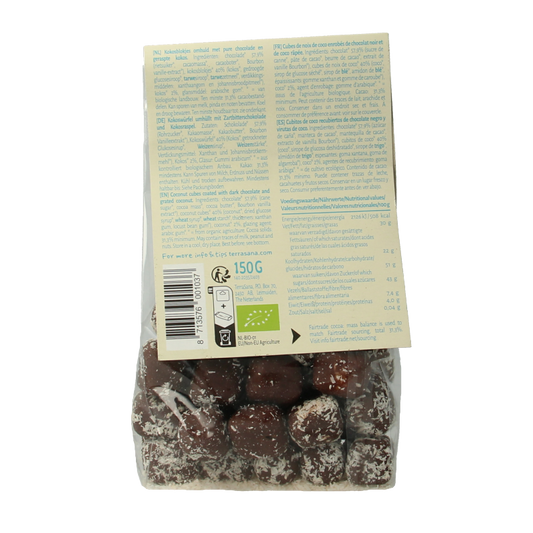 TerraSana Coconut paradise choco bio 150 Gram