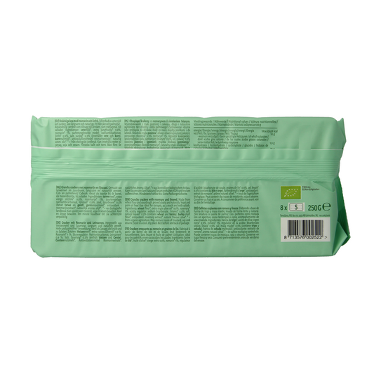 TerraSana Crackers rozemarijn & lijnzaad bio 250.00 Gram