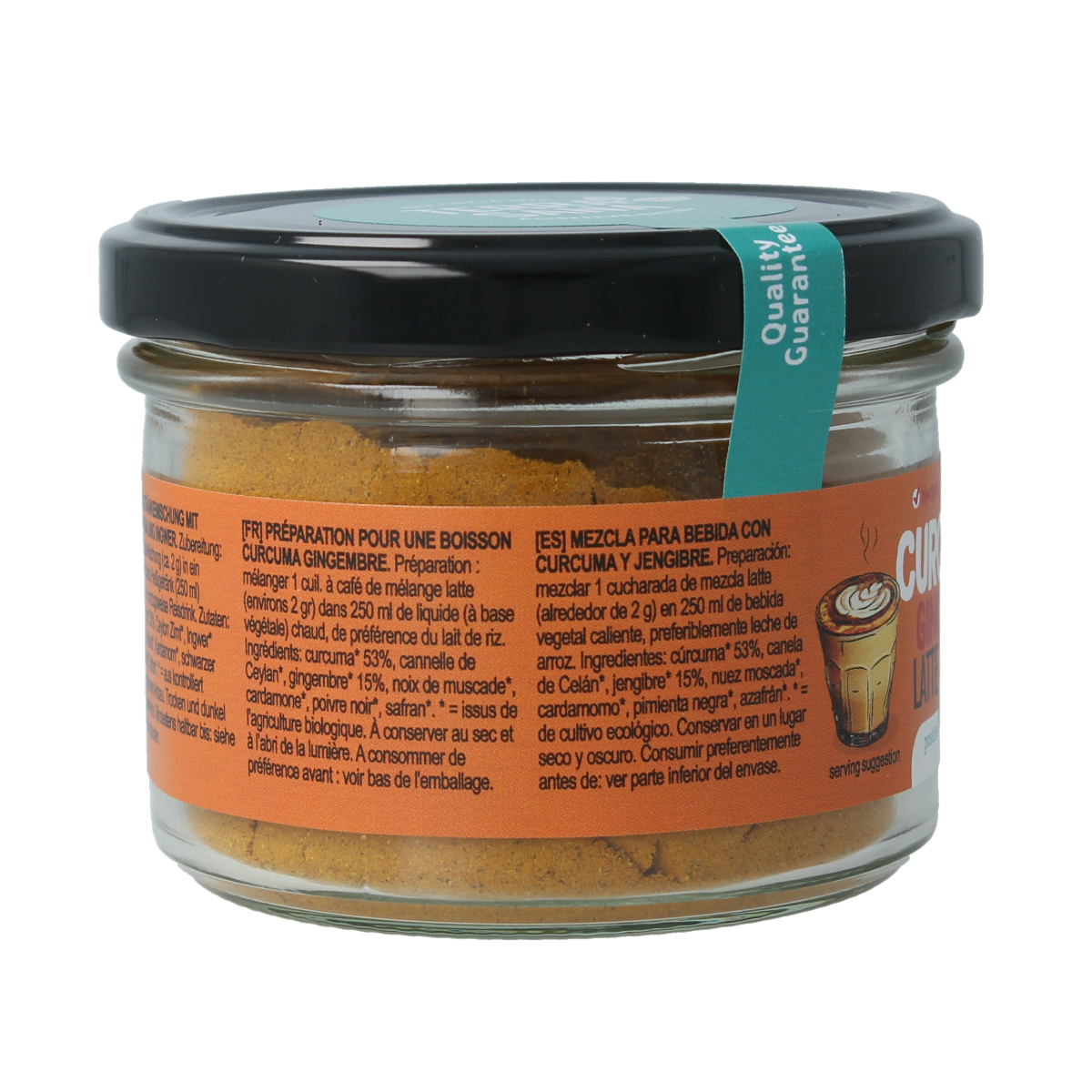 TerraSana Latte curcuma ginger bio 70.00 Gram