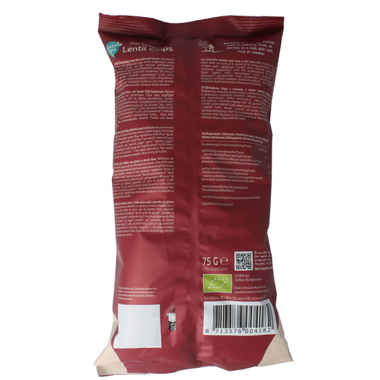 TerraSana Linzenchips sweet chili bio 75 Gram