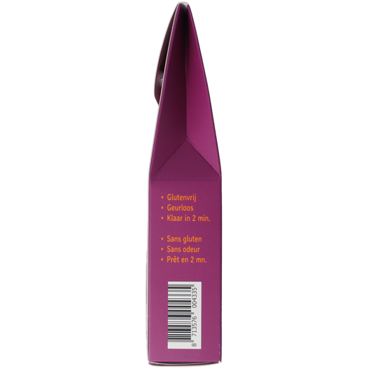 TerraSana Konjak noodles zwarte sesam bio 250 Gram