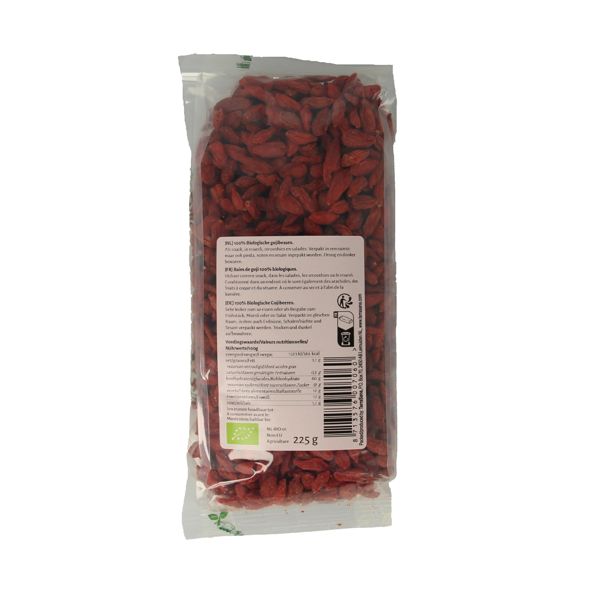 TerraSana RAW Goji bessen bio 225.00 Gram