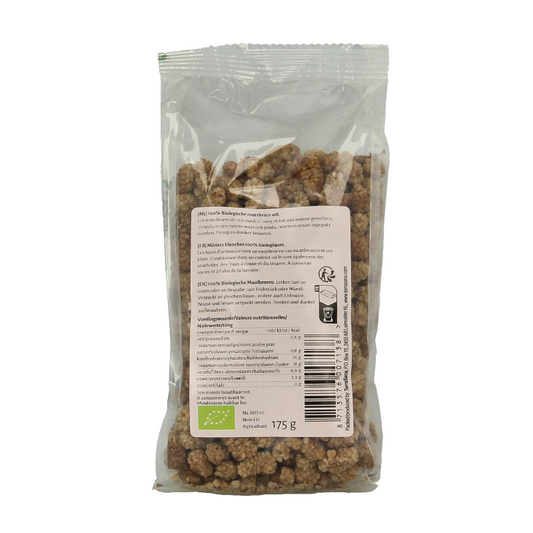 TerraSana RAW Moerbei bessen wit bio 175 Gram