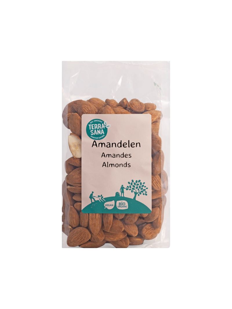 TerraSana RAW Amandelen bruin bio 225 Gram