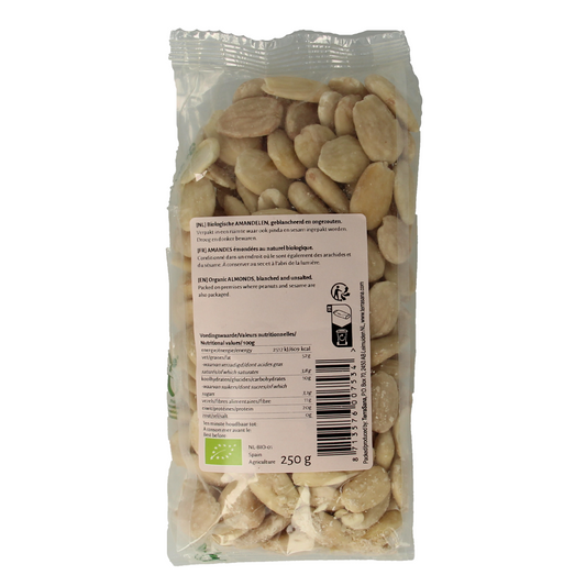 TerraSana Amandelen wit bio 250.00 Gram