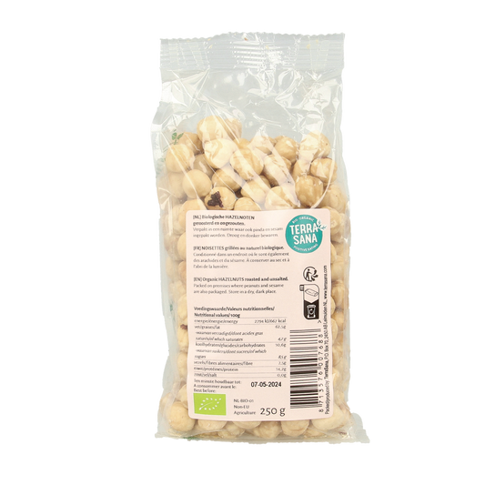 TerraSana Hazelnoten geroosterd bio 250.00 Gram