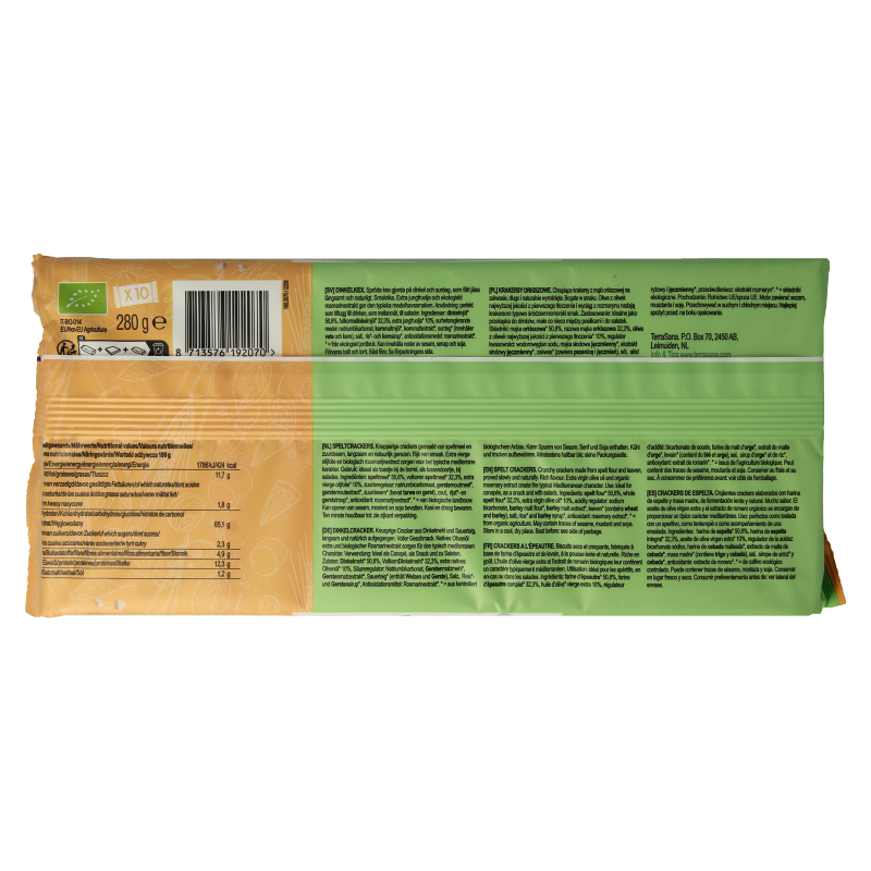 TerraSana Speltcrackers bio 280 Gram