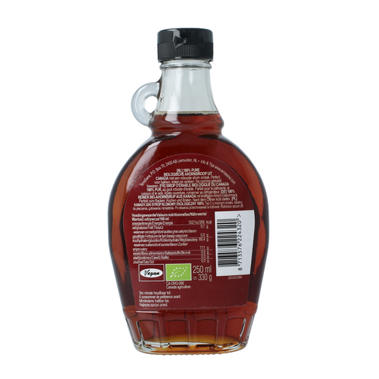 TerraSana Ahornsiroop graad C bio 250 Milliliter
