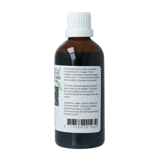 Cruydhof Kaardebol wortel tinctuur bio 100.00 Milliliter