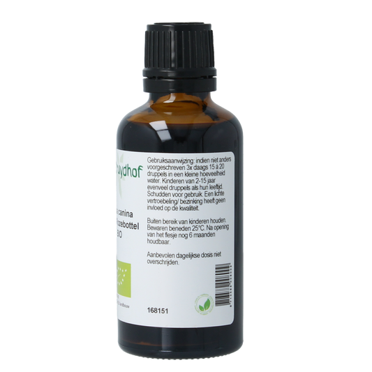 Cruydhof Rosa canina / rozebottel tinctuur bio 50.00 Milliliter