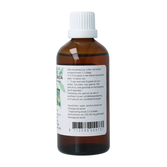 Cruydhof Withania somnifera/ashwagandha tinctuur 100.00 Milliliter