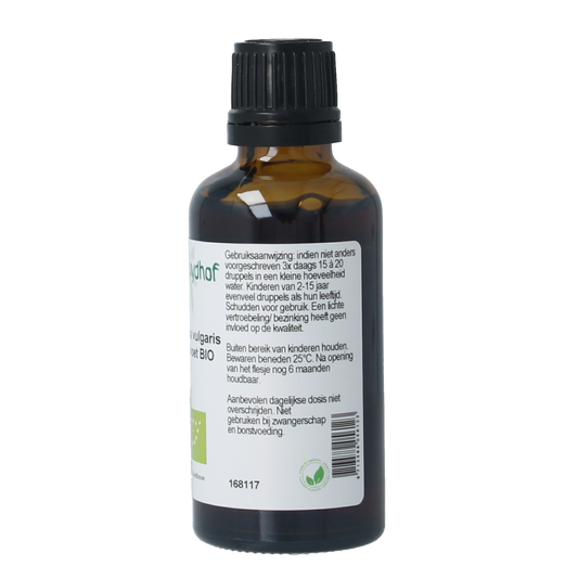 Cruydhof Artemisia vulgaris herb/bijvoet tinctuur bio 50.00 Milliliter