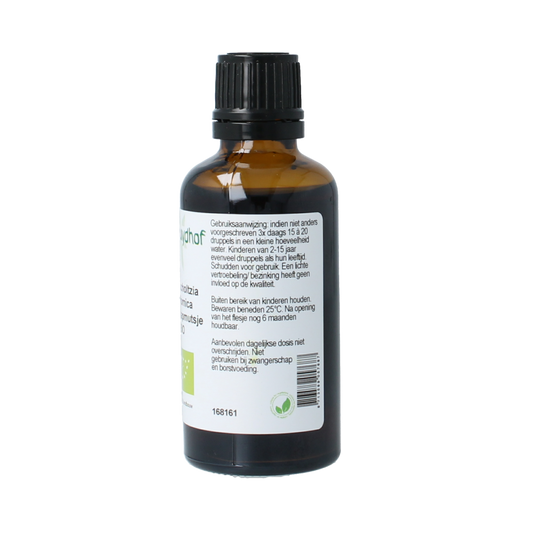 Cruydhof Eschscholtzia calif / slaapmutsje tinctuur bio 50.00 Milliliter