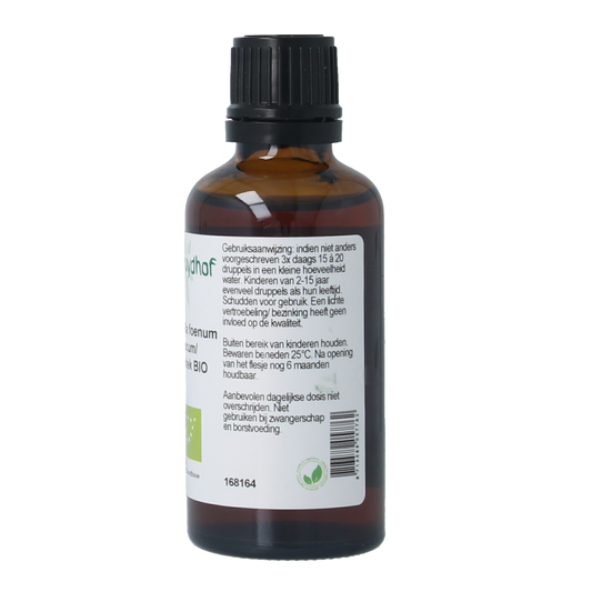 Cruydhof Trigonella foen gr / fenegriek tinctuur bio 50.00 Milliliter