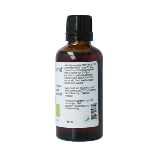 Cruydhof Cinnamomum zeyl cort / kaneel tinctuur bio 50.00 Milliliter