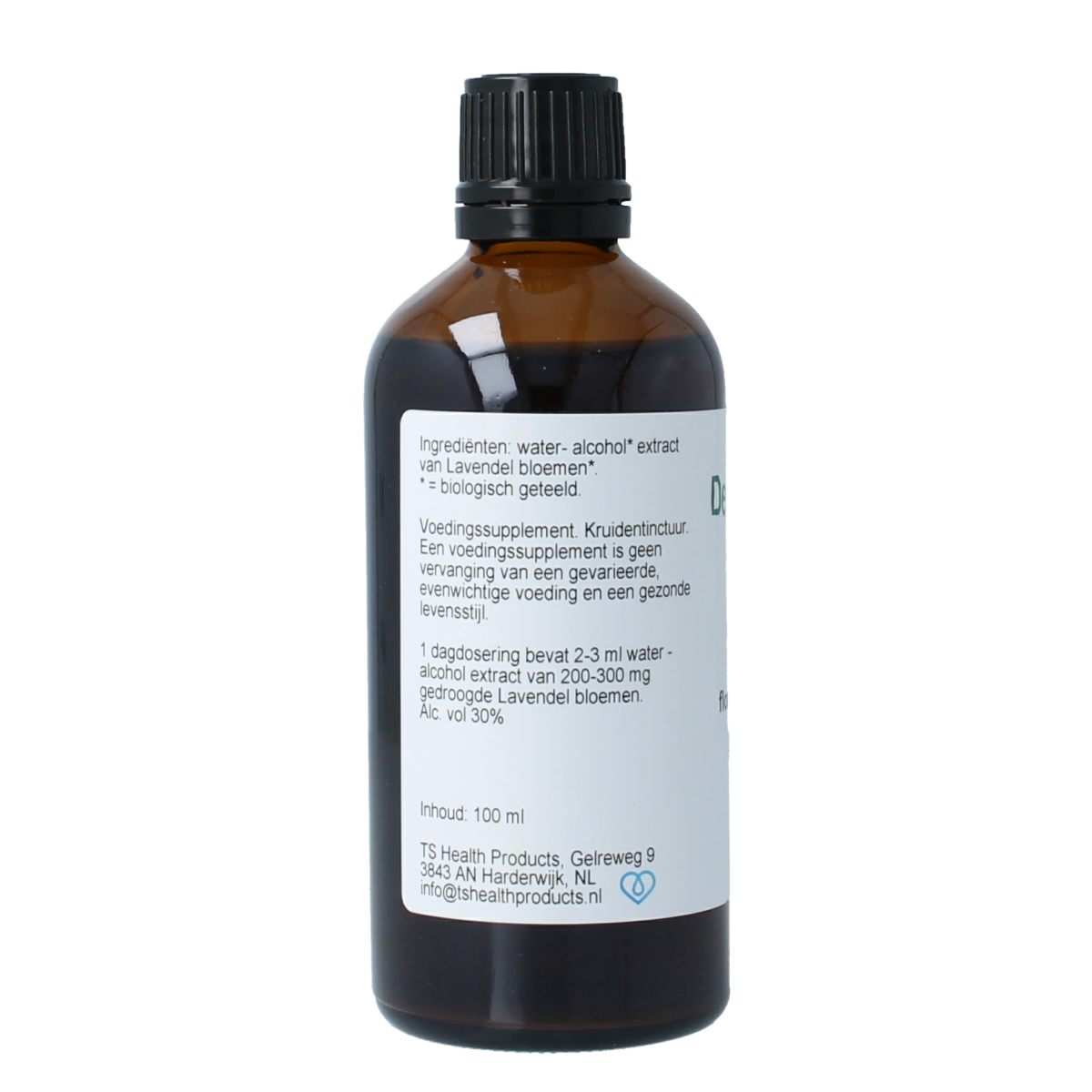 De Cruydhof Lavandula officinalis flor tinctuur bio 100.00 Milliliter