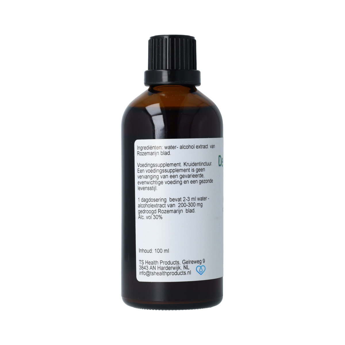 De Cruydhof Rosmarinus off fol / rozemarijn tinctuur 100.00 Milliliter