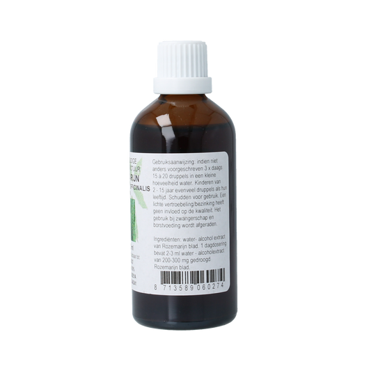 Cruydhof Rosmarinus off fol / rozemarijn tinctuur 100.00 Milliliter