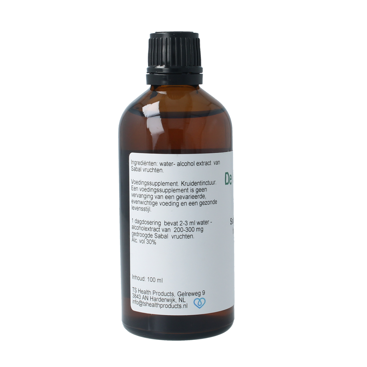 De Cruydhof Sabal serrulata fructus tinctuur 100.00 Milliliter