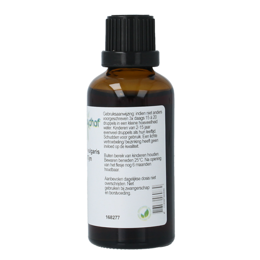 Cruydhof Thymus vulgaris herb / tijm tinctuur 50.00 Milliliter