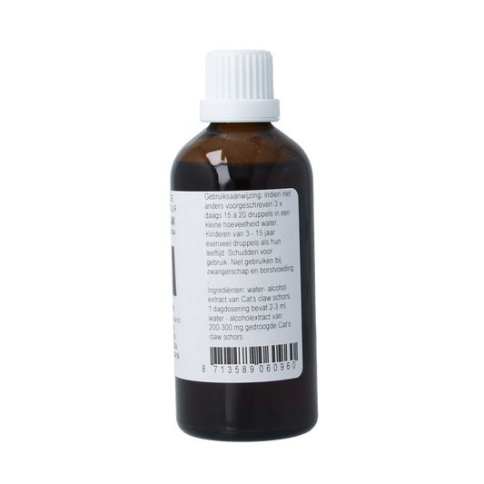 Cruydhof Uncaria tomentosa / cat's claw tinctuur 100.00 Milliliter