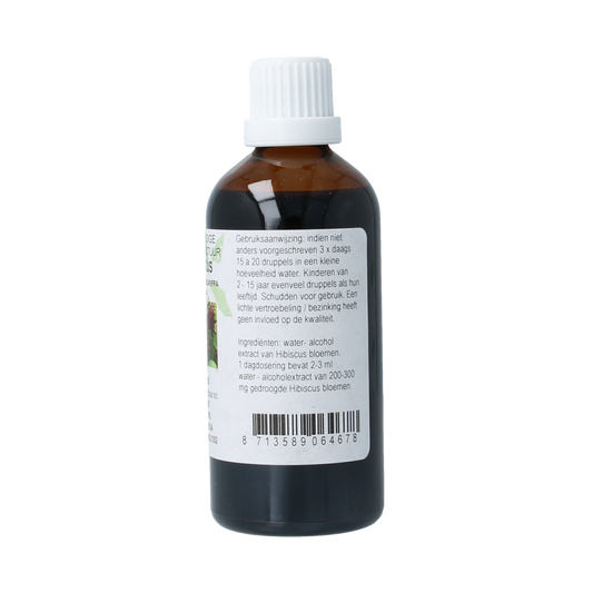 Cruydhof Hibiscus sabdariffa flor tinctuur 100.00 Milliliter