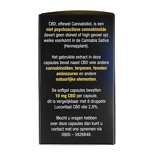 Lucovitaal CBD 10mg forte 30 Capsules