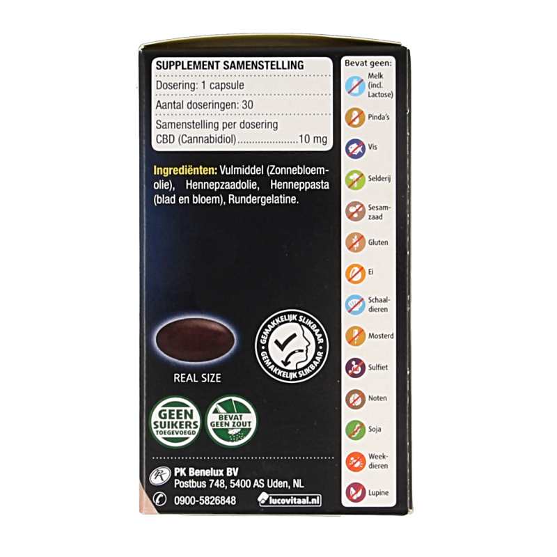 Lucovitaal CBD 10mg forte 30 Capsules