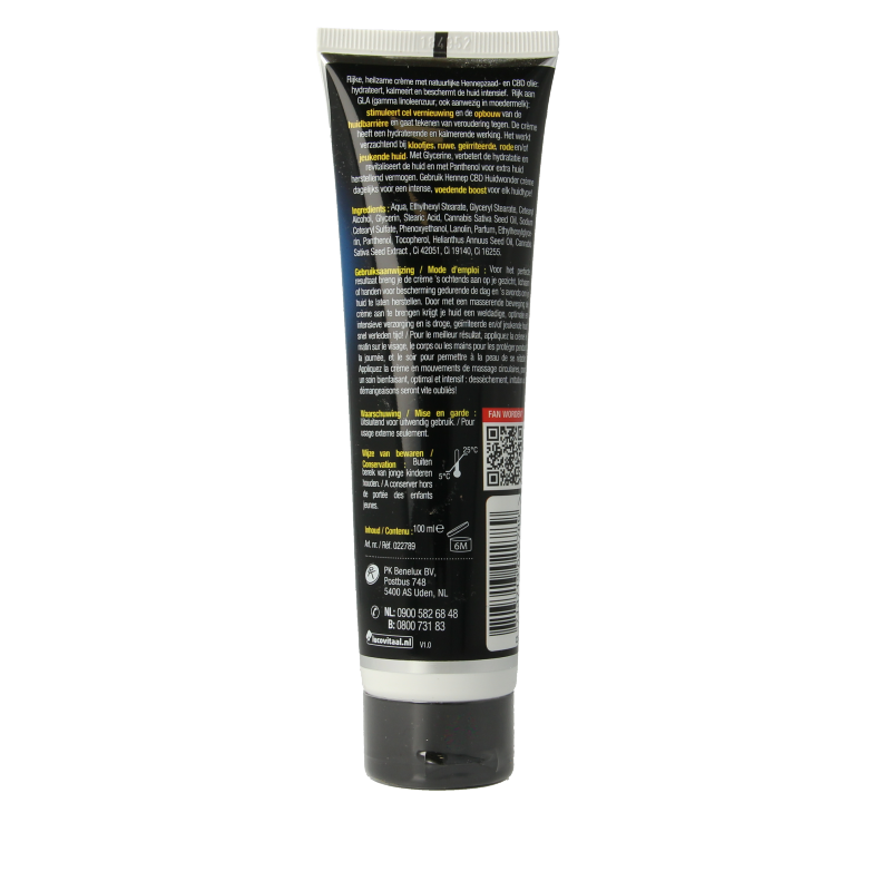 Lucovitaal Hennep CBD huidwondercreme 100 Milliliter