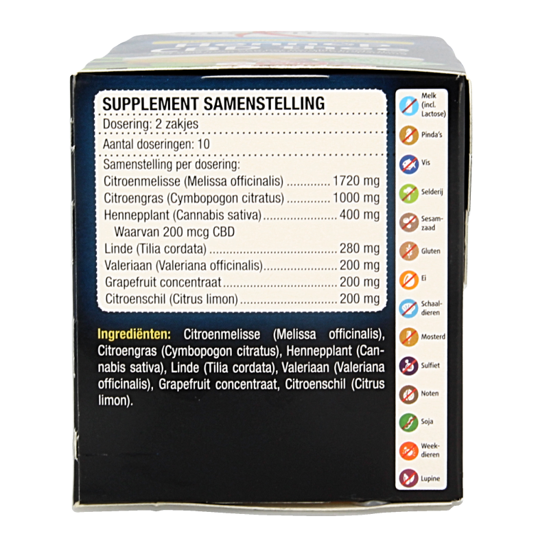 Lucovitaal Hennep CBD thee 20 Zakjes