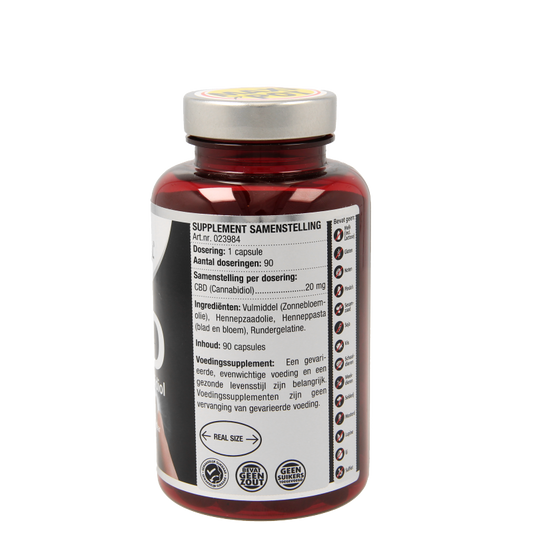 Lucovitaal Cannabidiol CBD 20mg 90 Capsules
