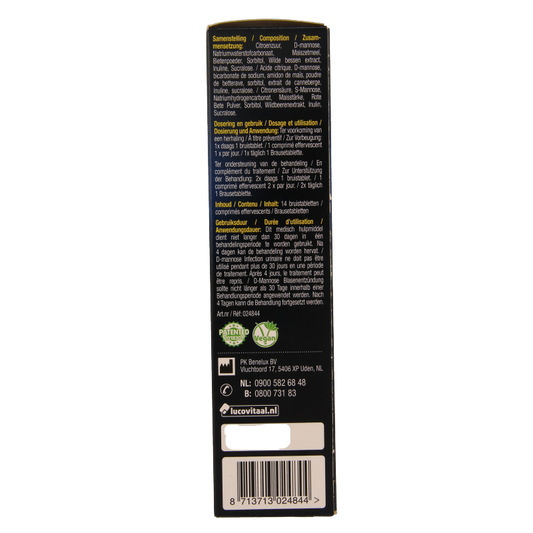 Lucovitaal D-Mannose blaasontsteking 14 Bruistabletten