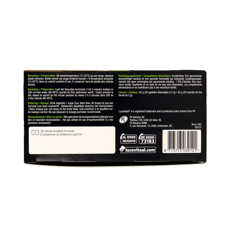 Lucovitaal Zuurbase thee 20 Zakjes