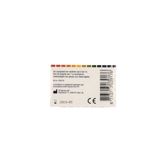 Lucovitaal Zuurbase PH test strips 80 Stuks