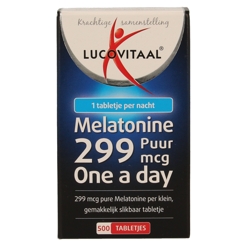 Lucovitaal Melatonine puur 0.299mg 500 Tabletten