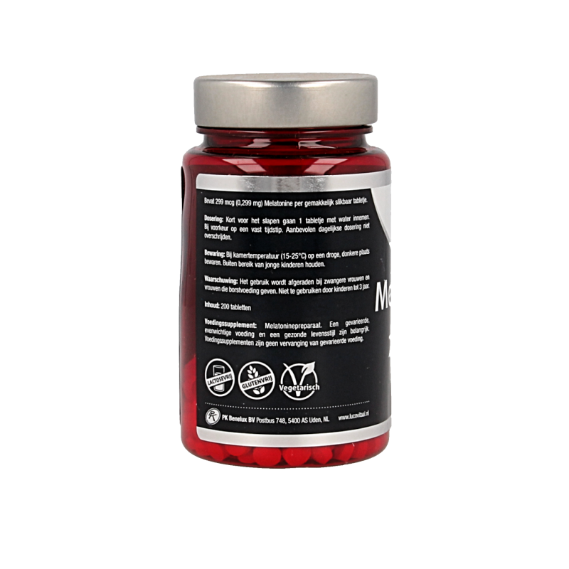Lucovitaal Melatonine puur 0.299mg 200 Tabletten