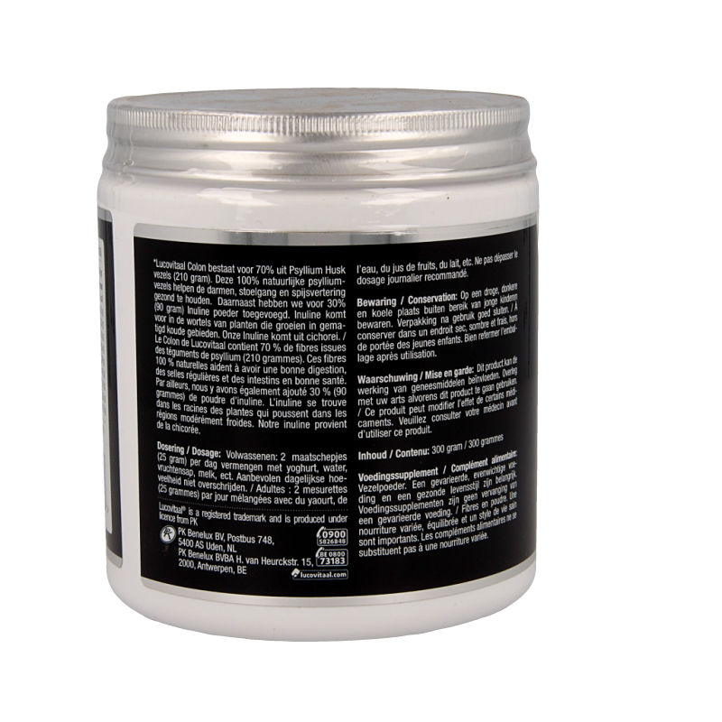 Lucovitaal Colon phyta vezelpoeder 300 Gram
